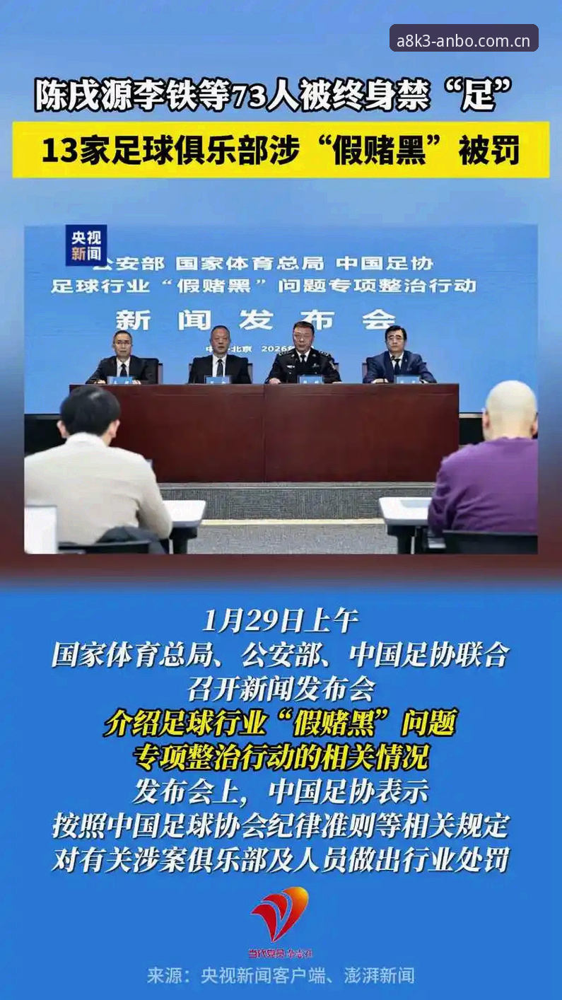 安博ANBO安全吗攻略 5个关键信号:足协第三批禁足名单揭示足球行业深层问题